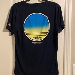 Men’s Navy Hollister Tee Size M